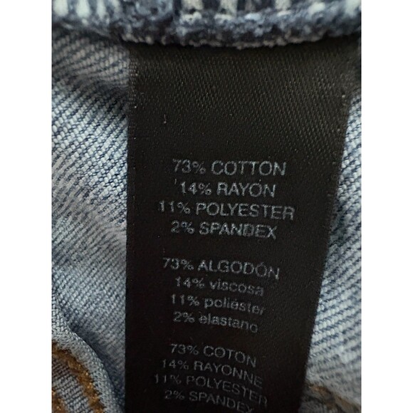 White House Black Market The Straight Crop Jeans Women's Size 4 Raw Hem Midrise - Picture 4 of 13